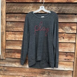 SUNDRY “play” long sleeve top